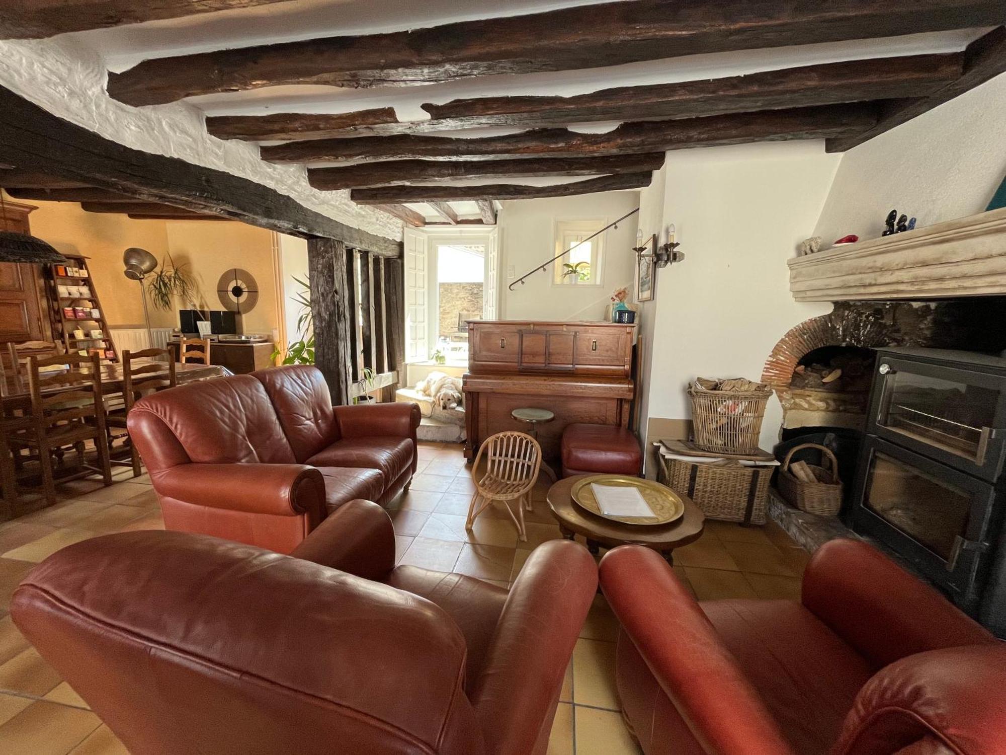 2 chambres dans maison de campagne avec piscine intérieure Lagery Extérieur photo